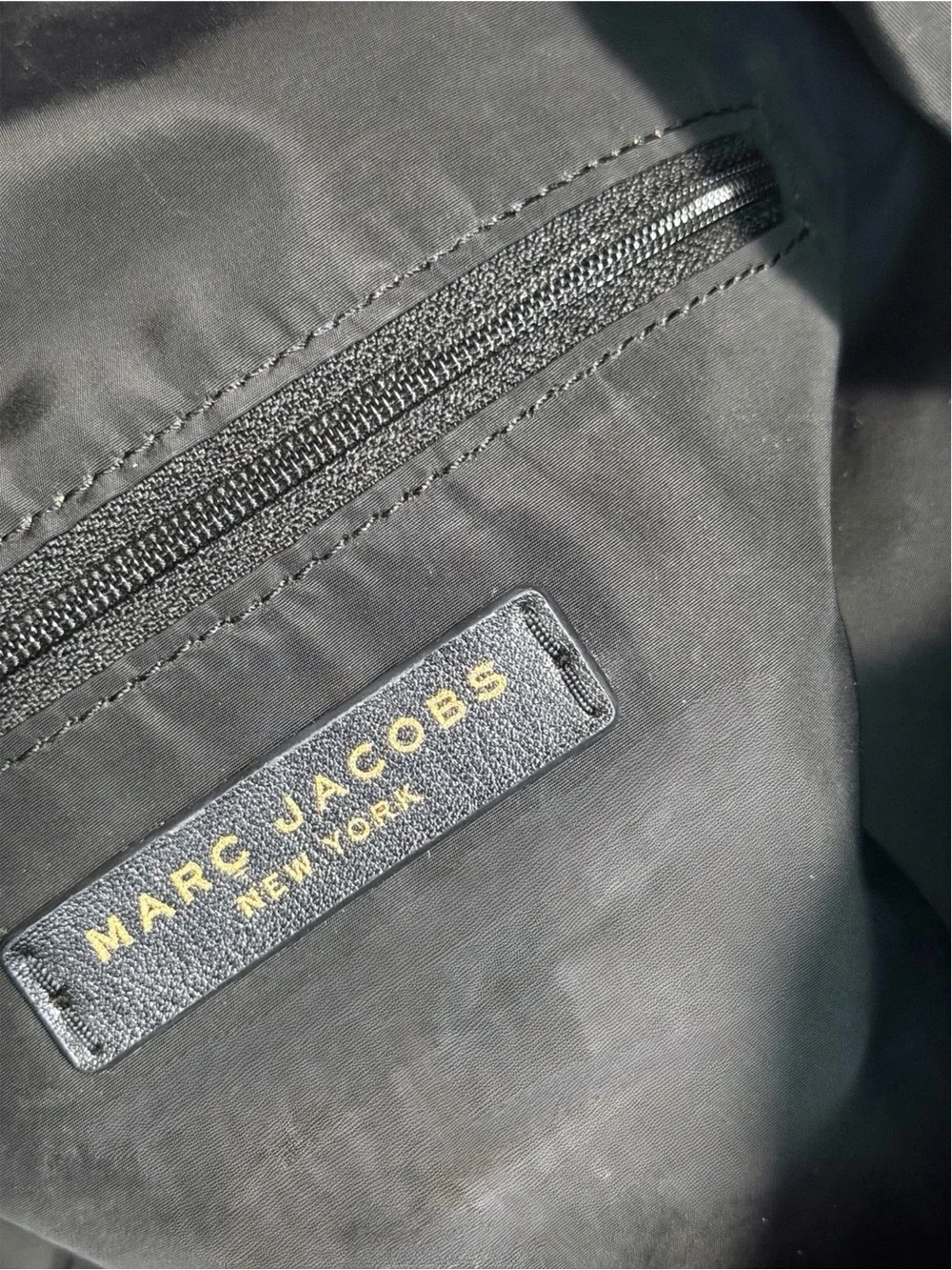 Marc Jacobs Black Nylon Medium Sized Backpack